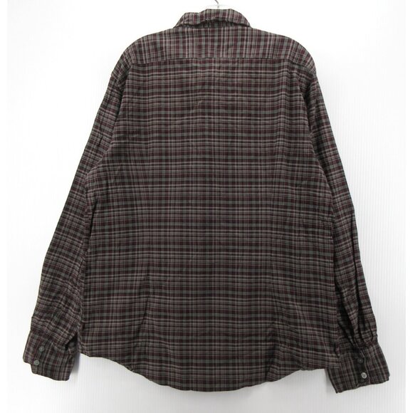John Varvatos Shirt XL Button Down Plaid Classic Preppy Casual Cotton - Picture 7 of 11